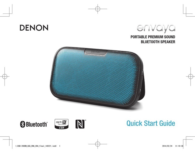 Denon Envaya DSB200BK User manual