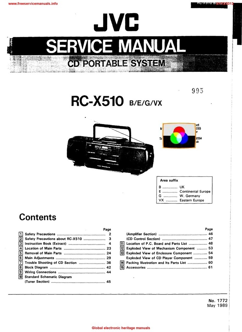 JVC RC-X510B User manual