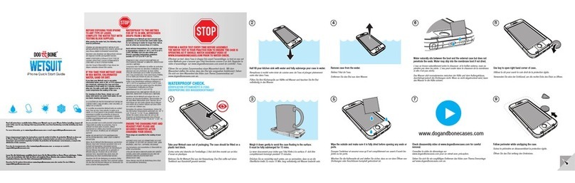 DOG BONE WETSUIT quick start guide