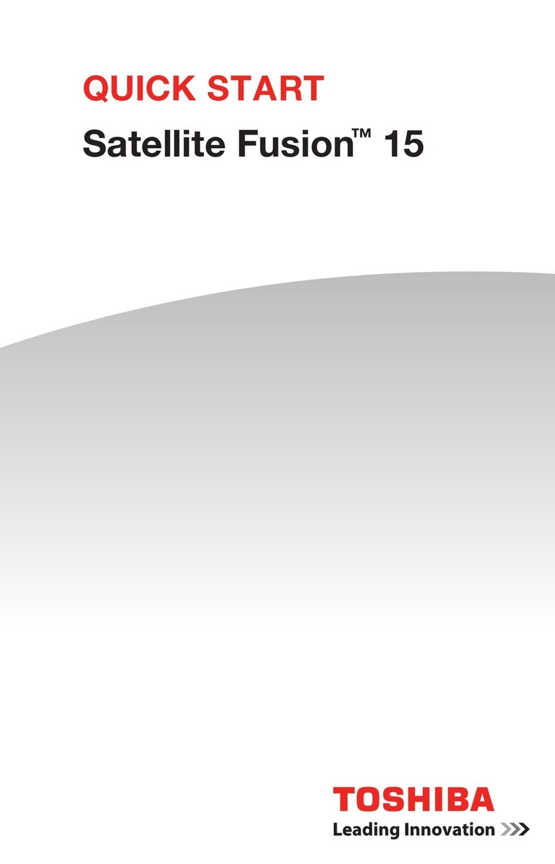 Toshiba Satellite Fusion 15 User manual