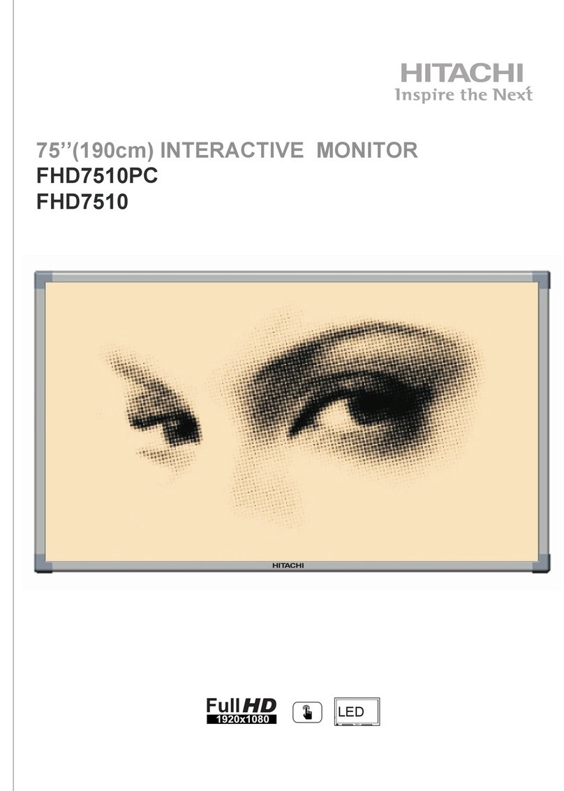 Hitachi FHD7510PC Operation manual