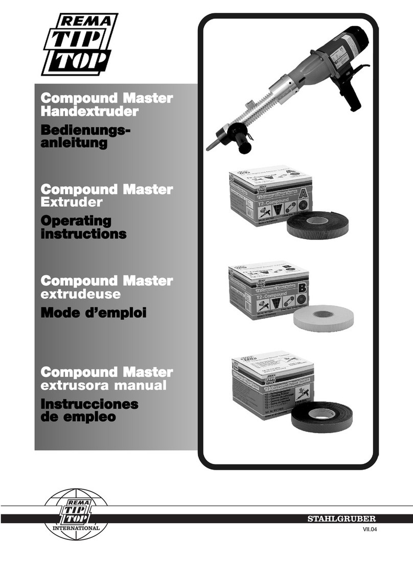 Rema Tip Top T2-Compound Master User manual