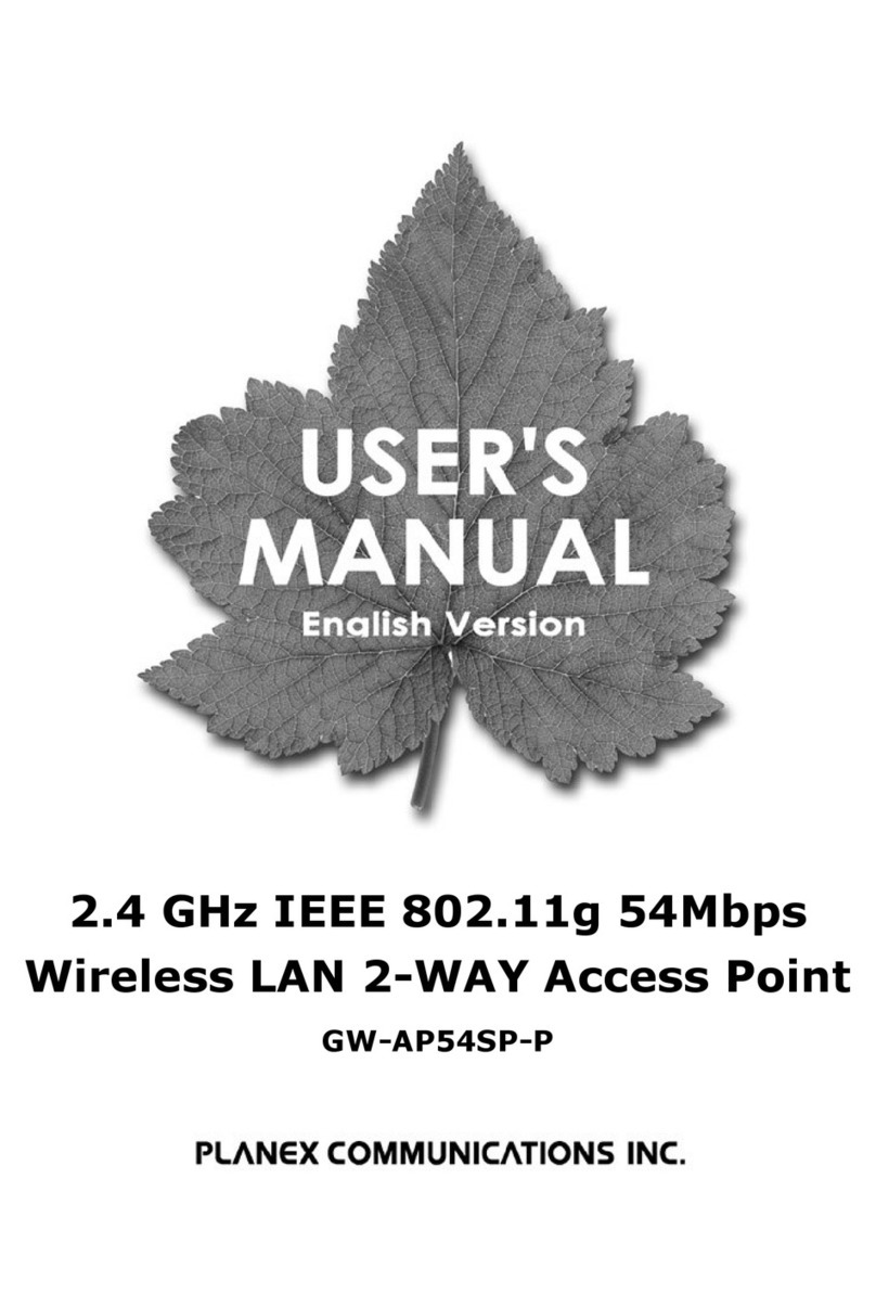 Planex GW-AP54SP-P user manual