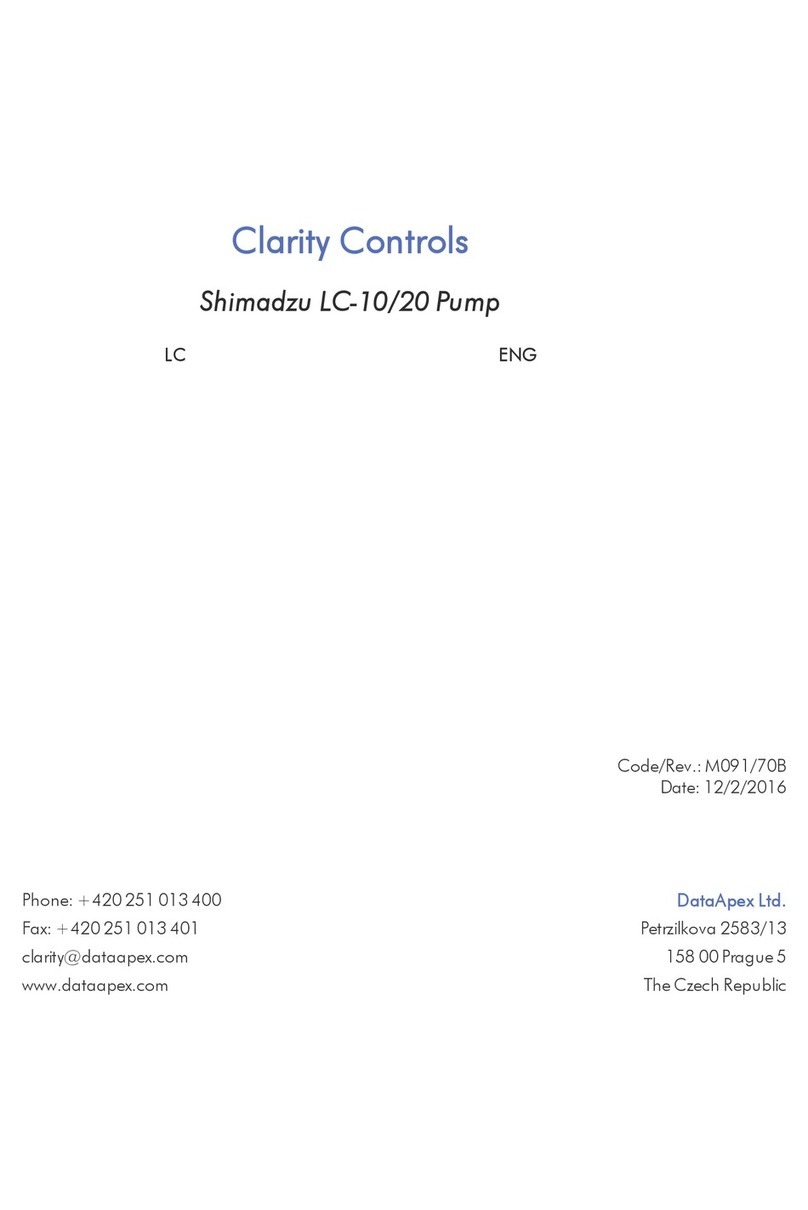 DataApex Shimadzu LC-10 manual