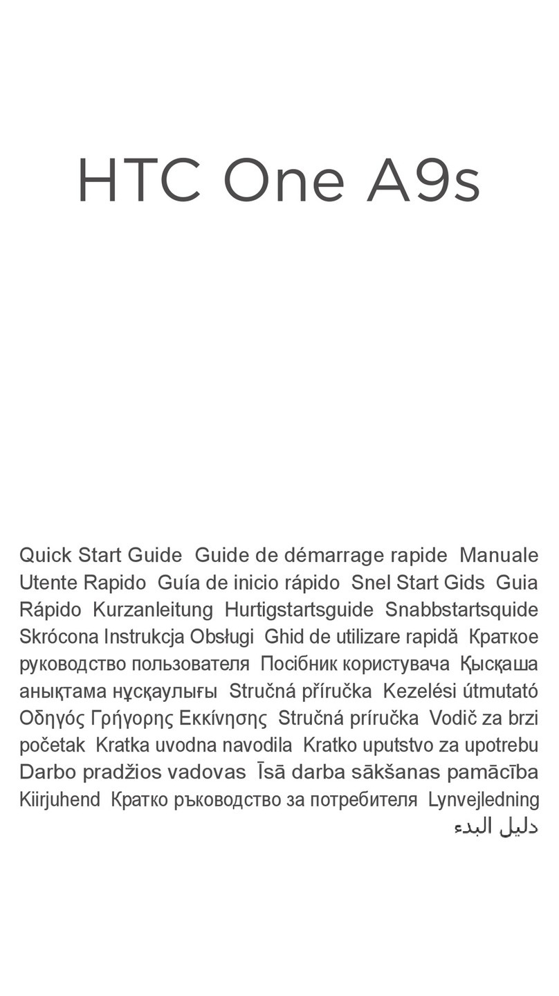 HTC One A9s quick start guide