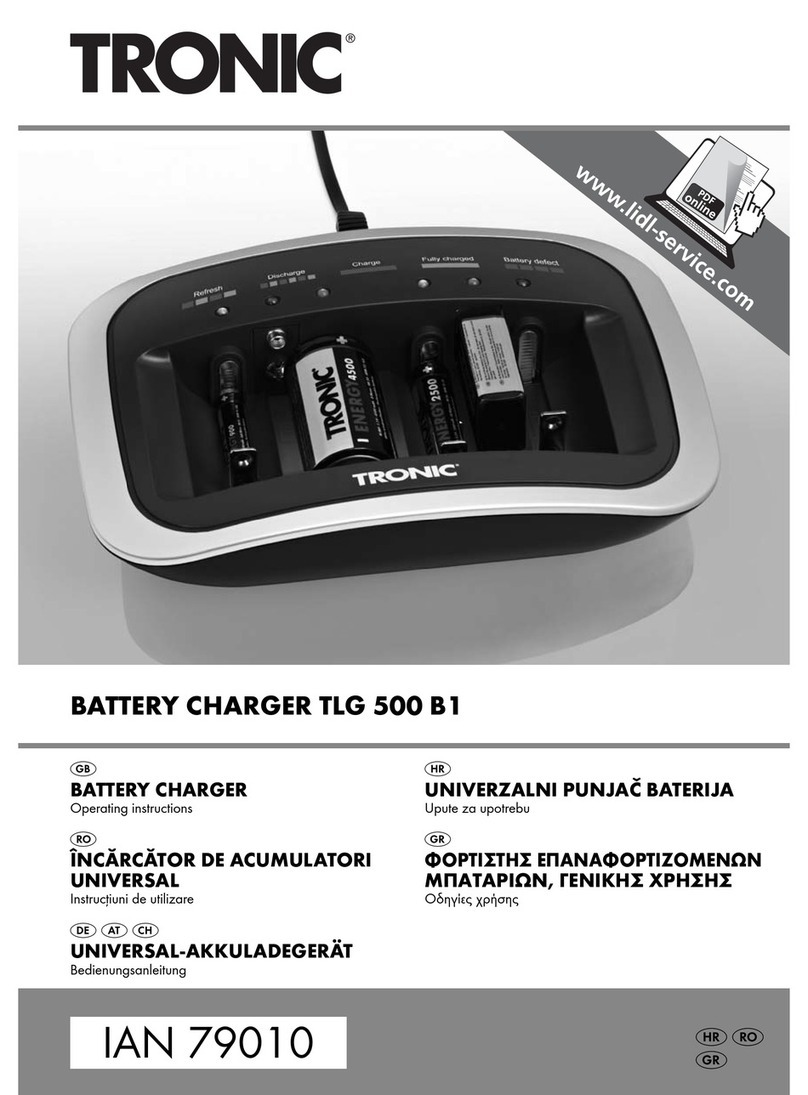 Tronic TLG 500 B1 User manual