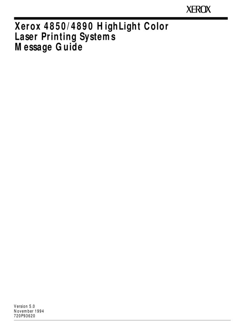 Xerox 4850 HighLight Color User manual