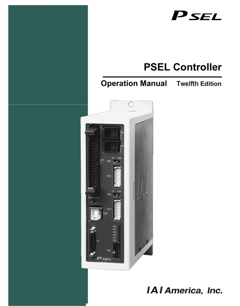 IAI PSEL Operation manual