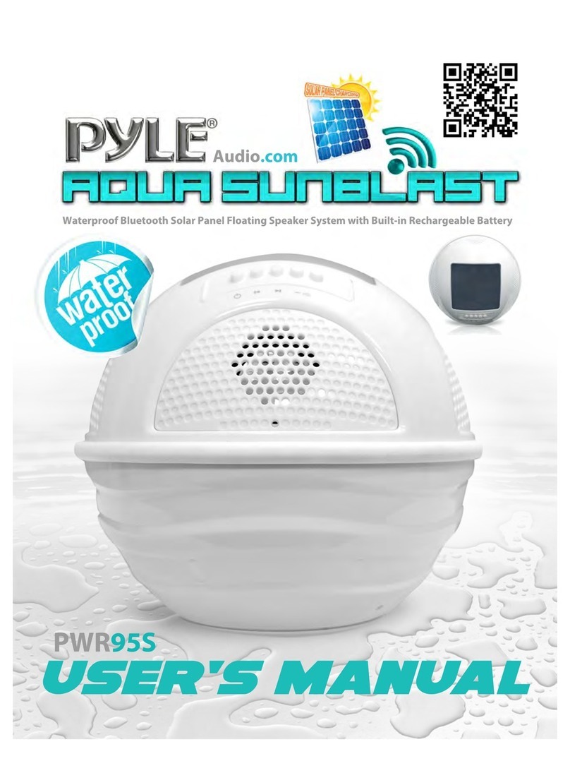 Pyle aqua sunblast PWR95S User manual