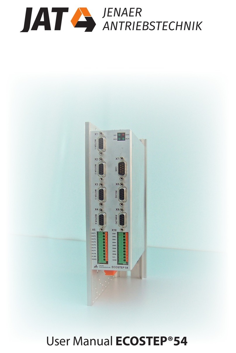 JAT ECOSTEP 54 User manual
