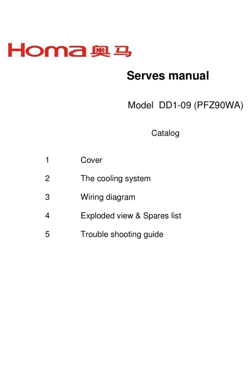 Homa DD1-09 Service manual