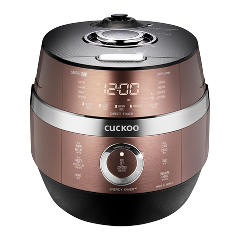 Cuckoo CRP-JH10 Fuzzy Series User manual