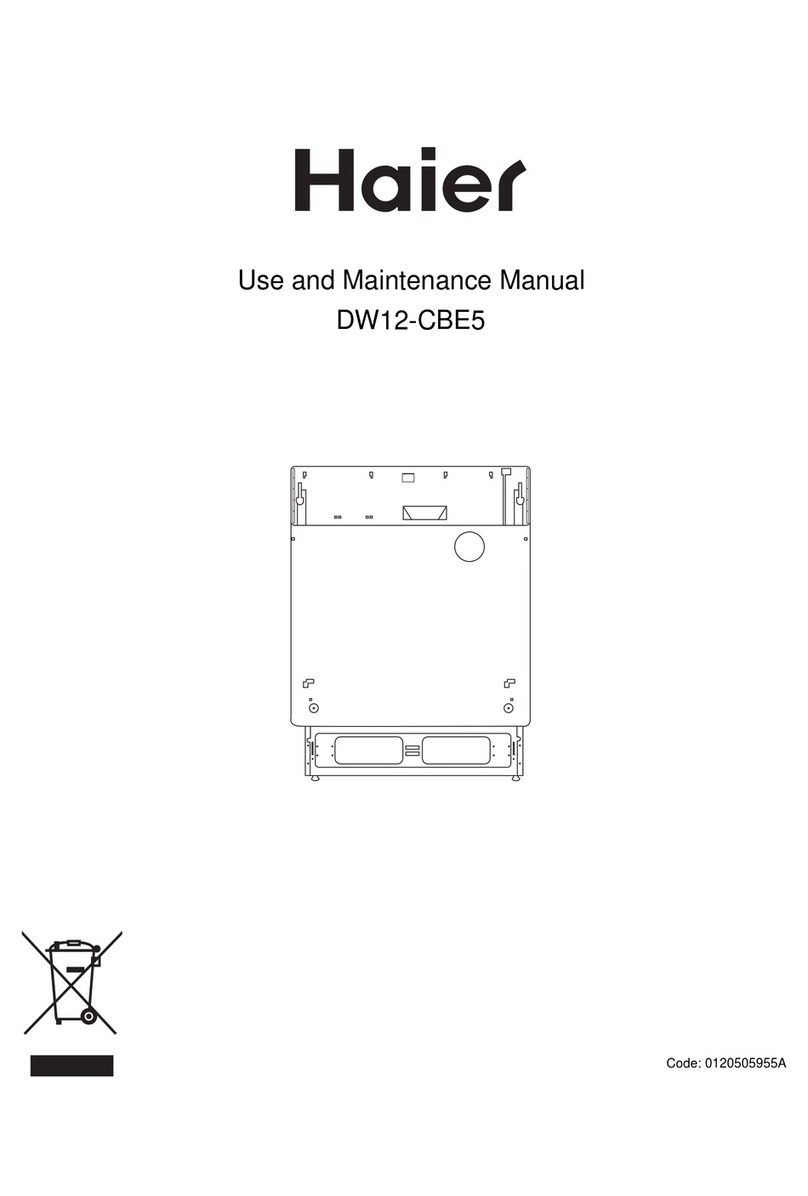 Haier DW12-CBE5 User manual