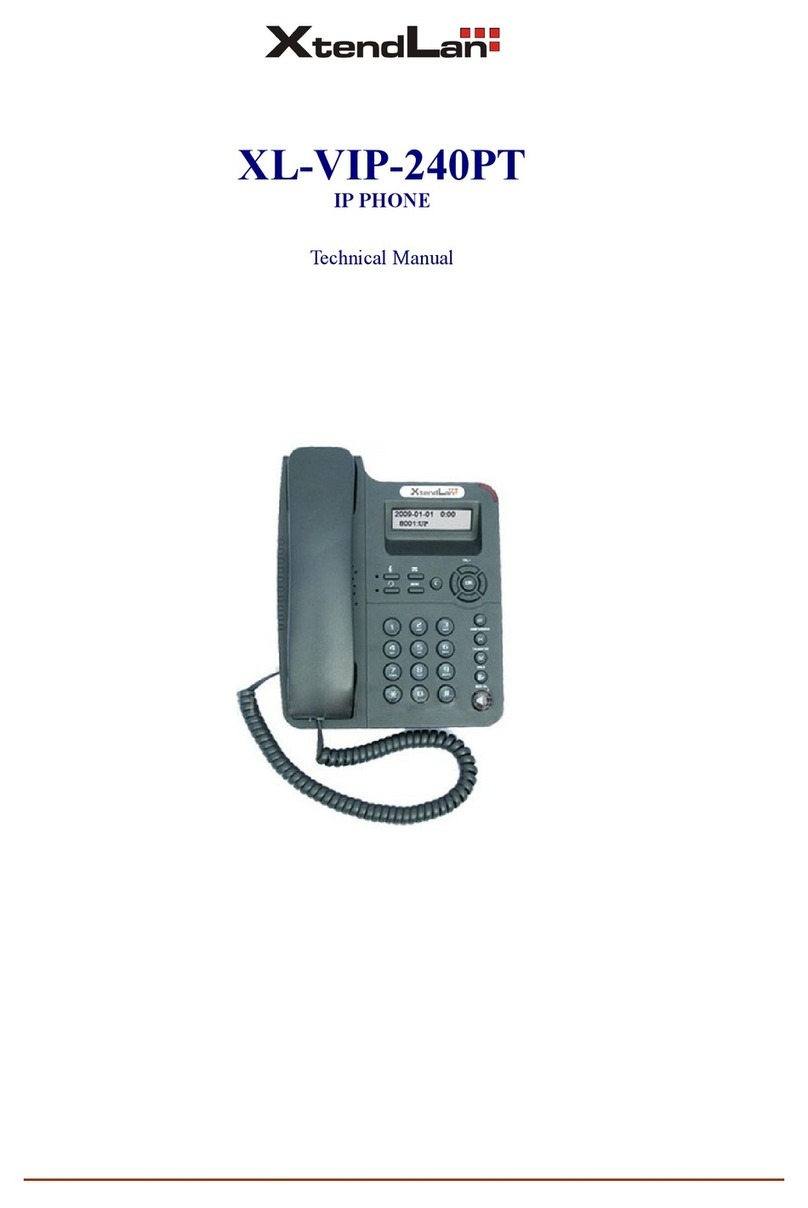 XtendLan XL-VIP-240PT Technical manual