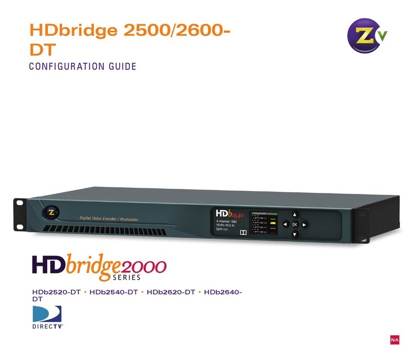 ZeeVee HDb2520-DT User manual
