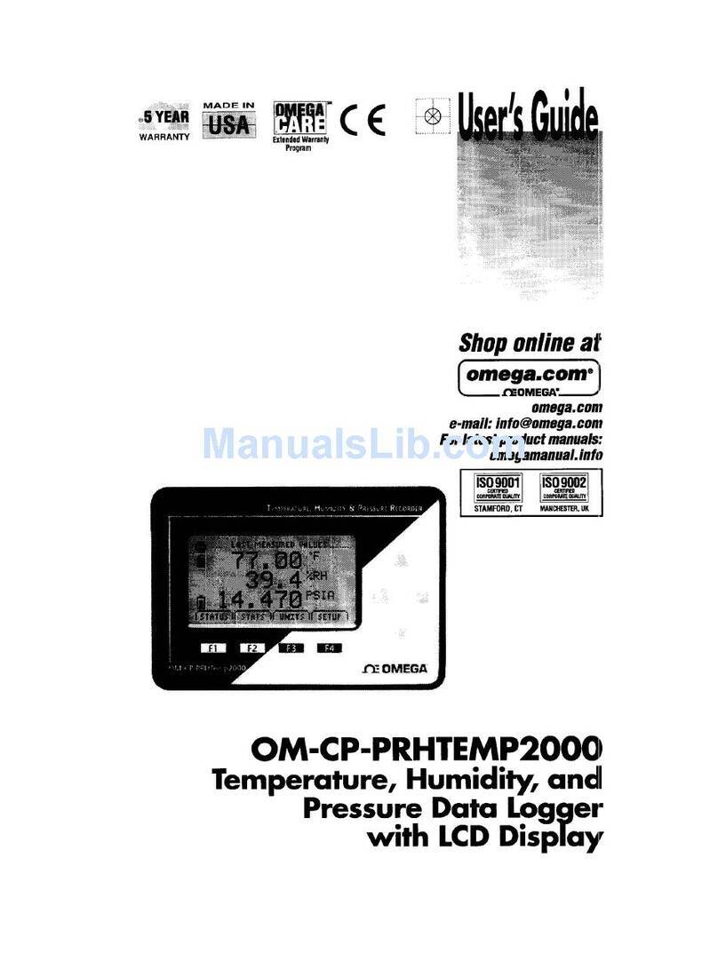 Omega OM-CP-PRHTEMP2000 user guide