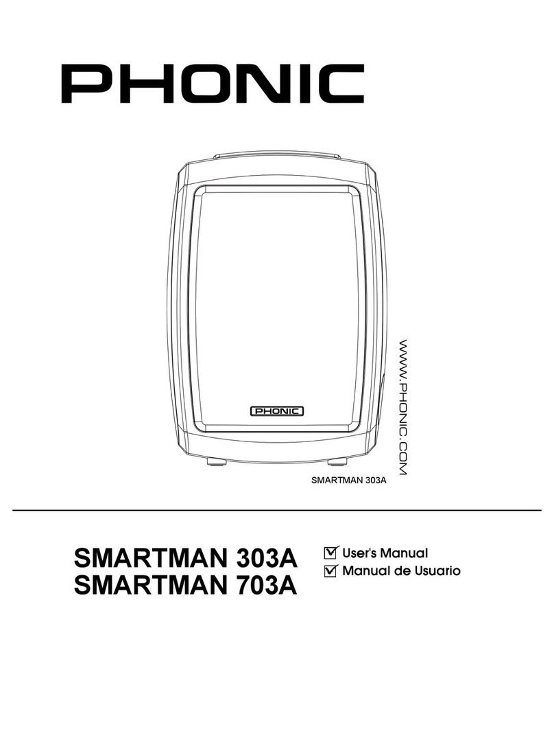 Phonic SMARTMAN 303A user manual
