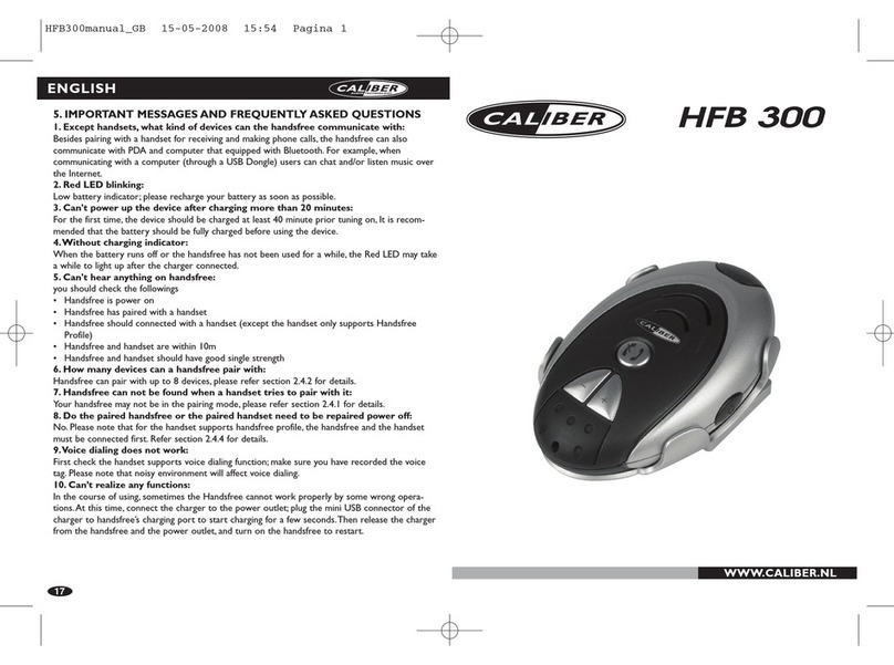 Caliber HFB 300 manual