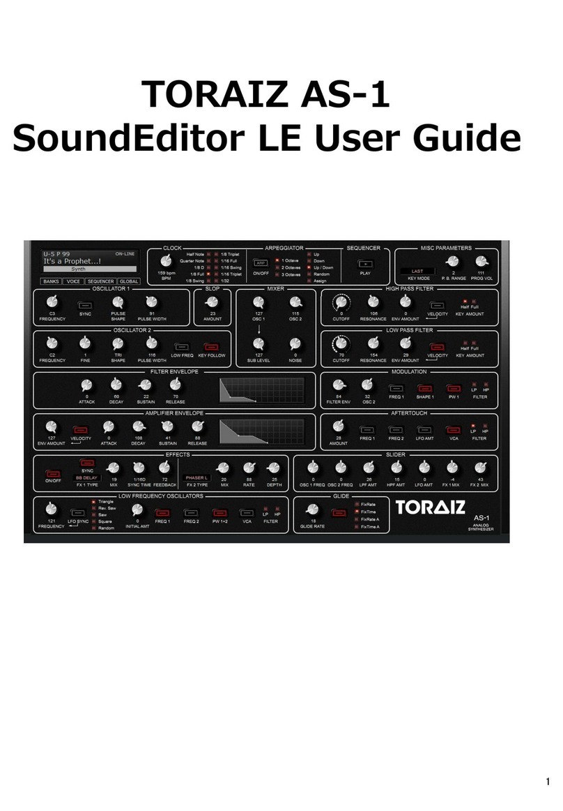 TORAIZ AS-1 user guide