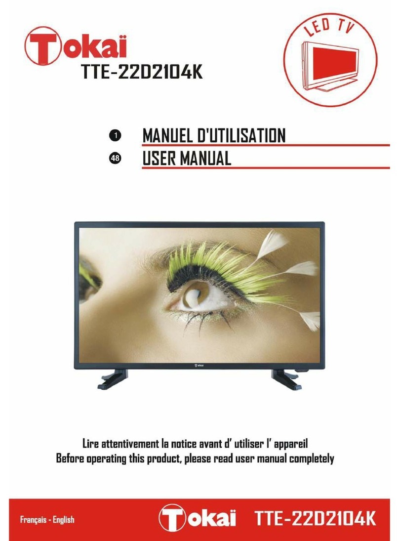 Tokai TTE-22D2104K User manual