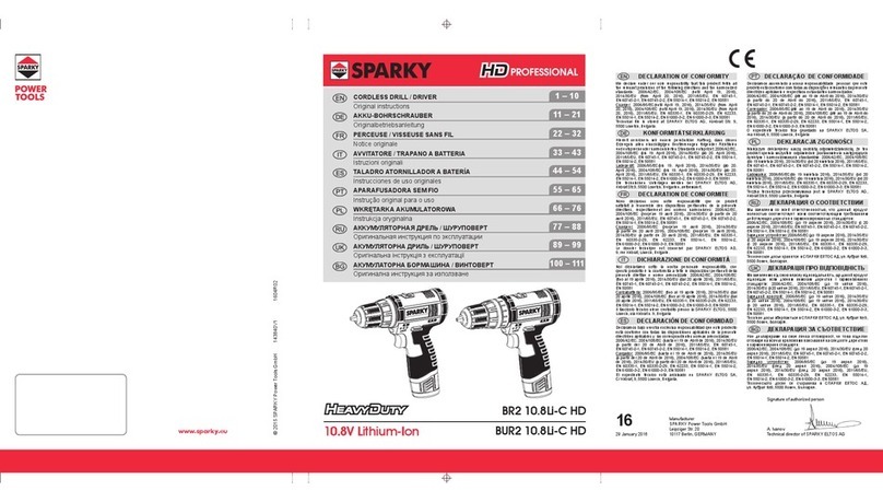 Sparky Group BUR2 10.8Li-C HD Original instructions