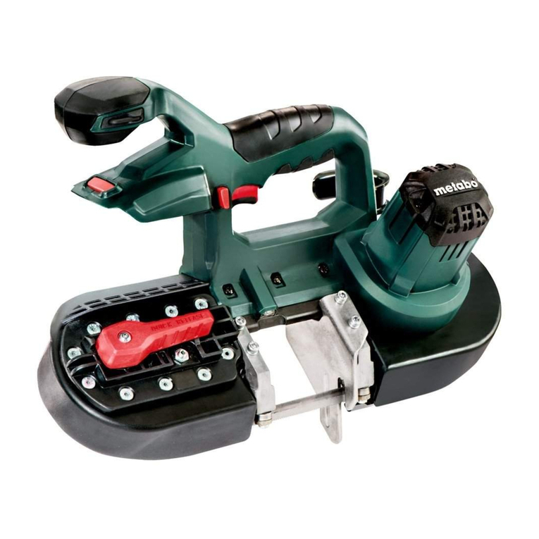 Metabo MBS 18 LTX 2.5 operating instructions