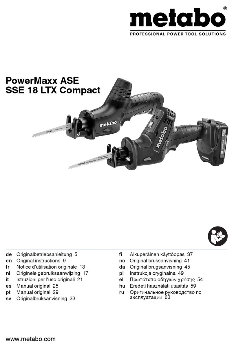 Metabo PowerMaxx ASE Original instructions