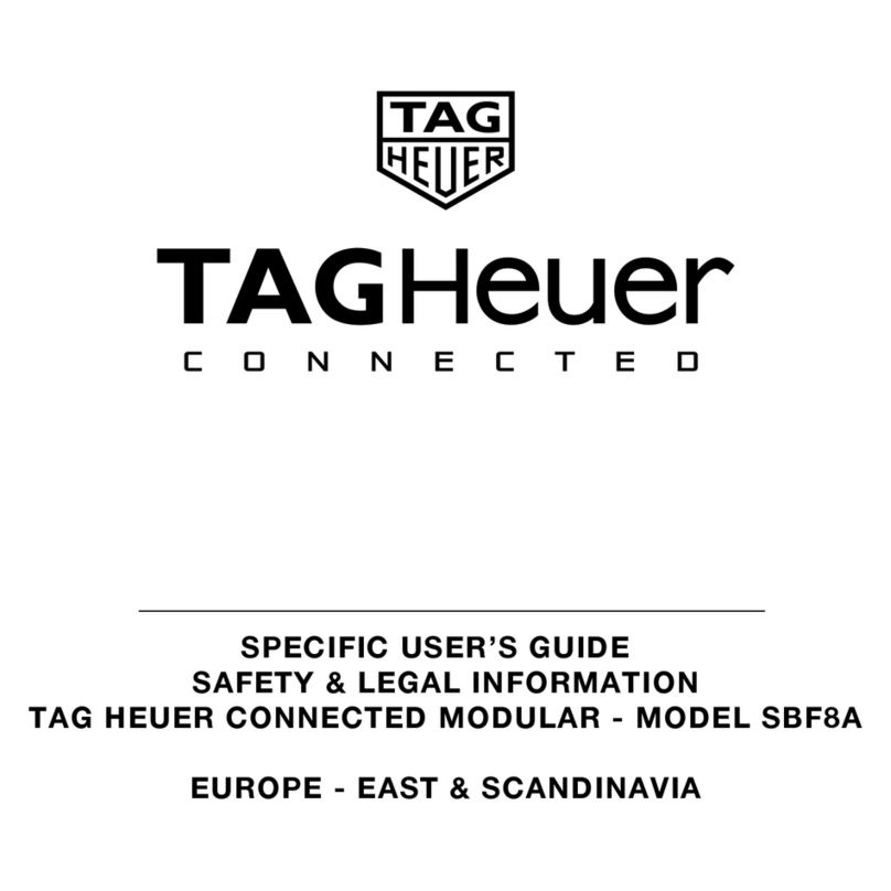 TAG Heuer CONNECTED MODULAR SBF8A User manual