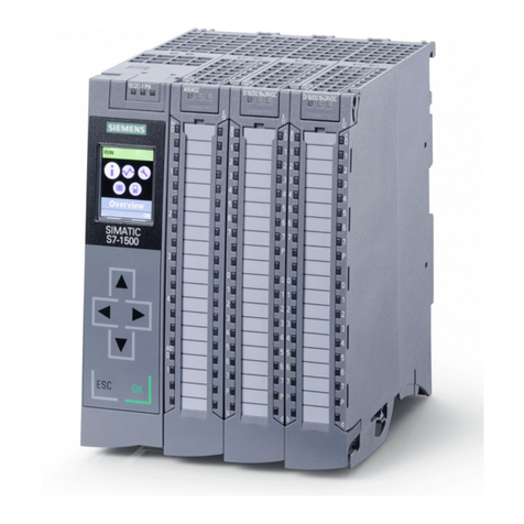 Siemens Simatic S7-1500 User manual