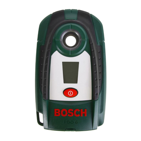 Bosch WEU PDO 6 User manual