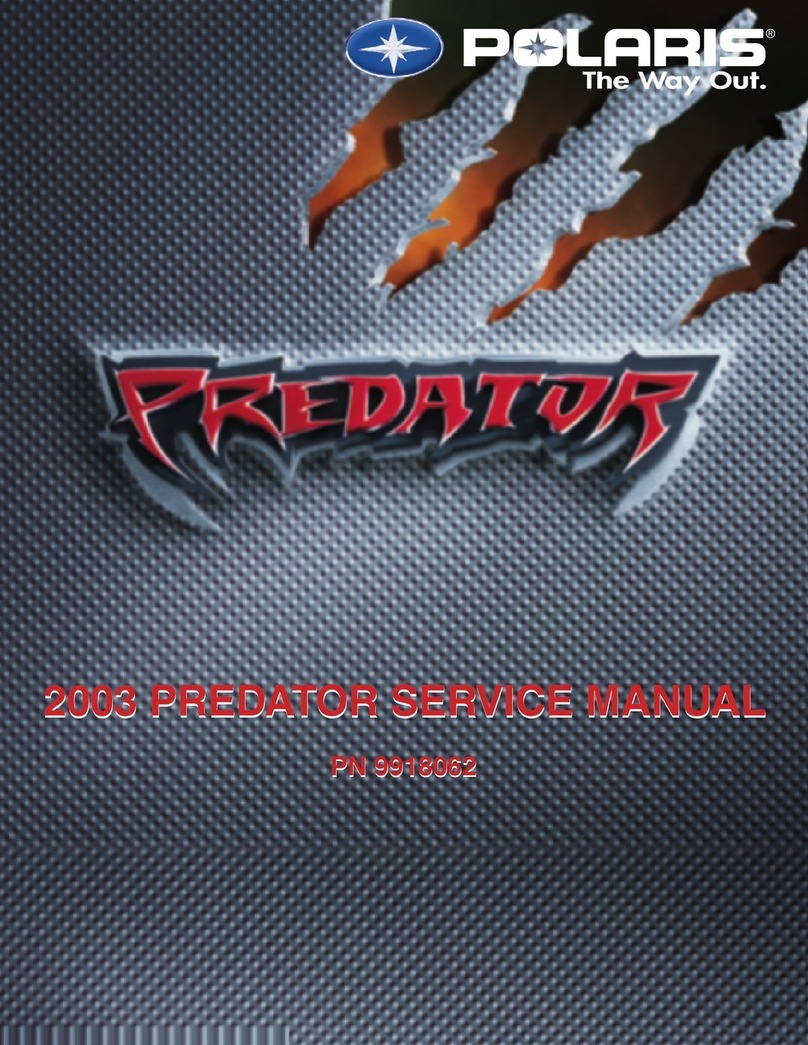 Polaris PREDATOR 2003 User manual