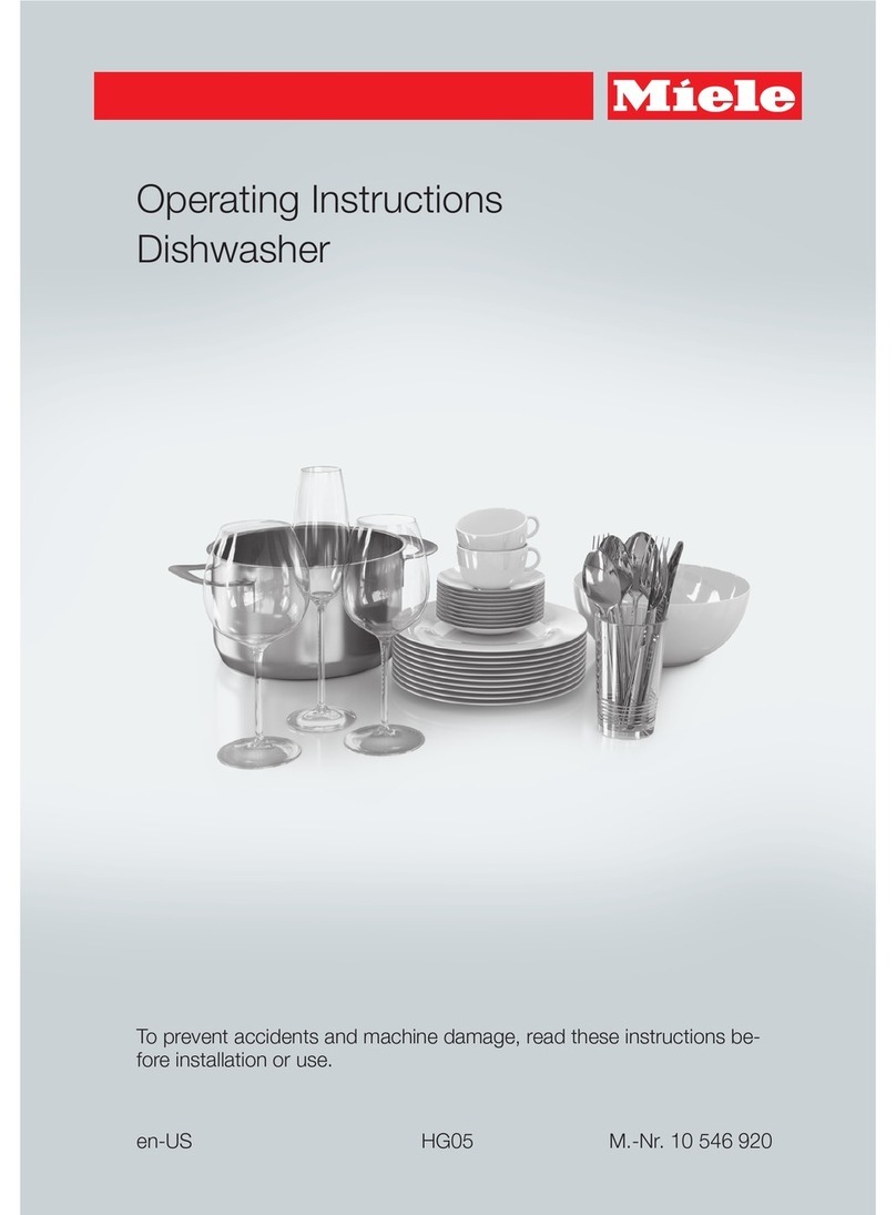 Miele HG05 User manual
