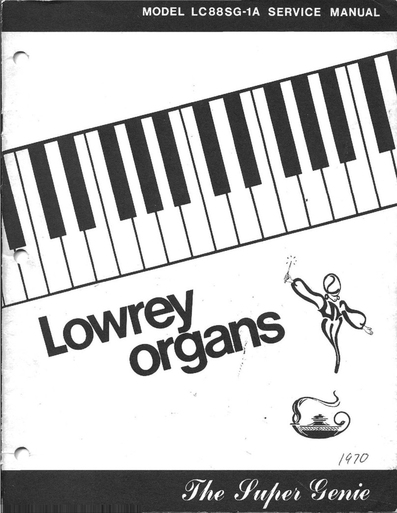 Lowrey LC88SG-1A User manual Lowrey LC88SG-1A User manual