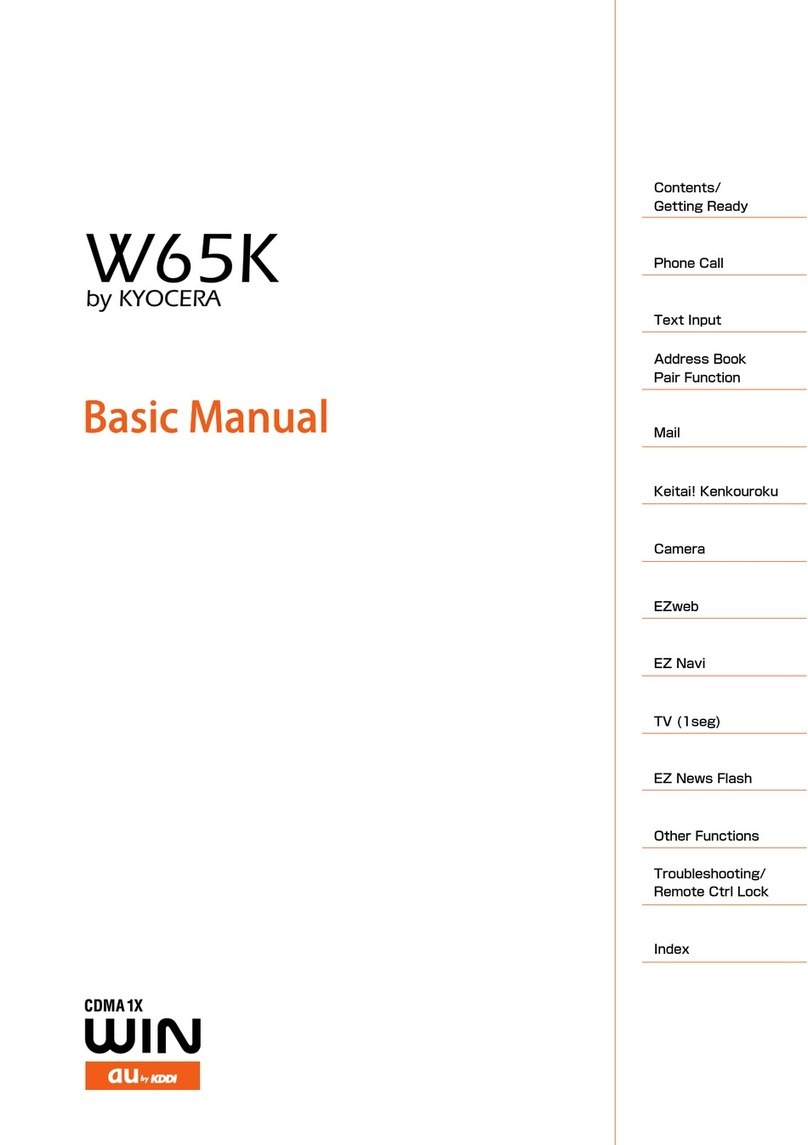 Kyocera W65K Installation guide