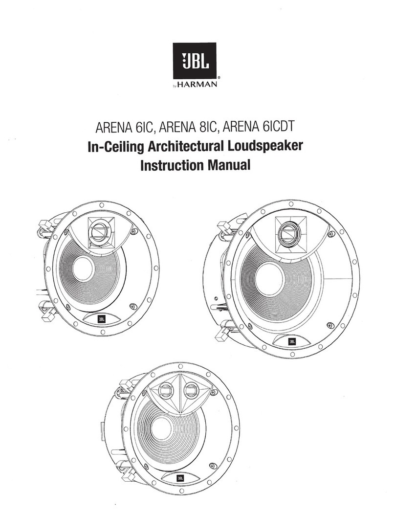 JBL ARENA 61C instruction manual
