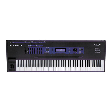 Kurzweil K2600 Series User manual