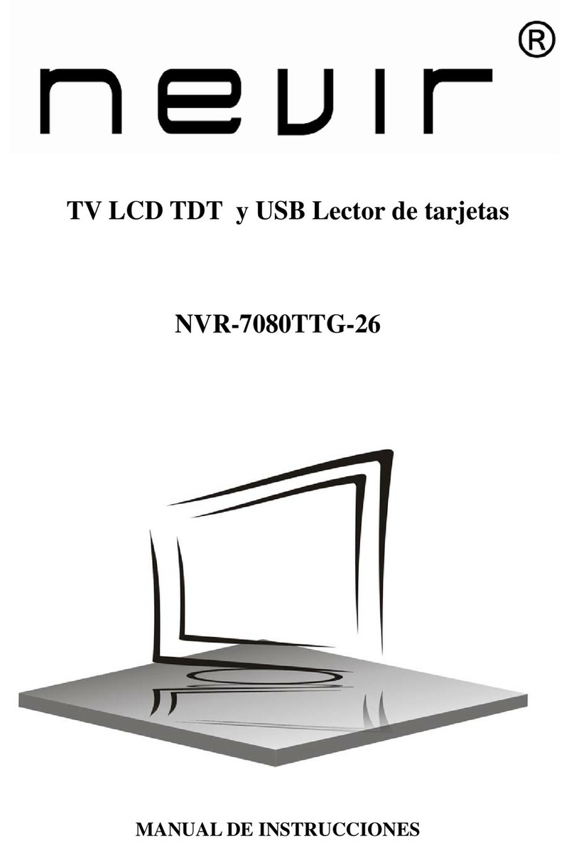 Nevir NVR-7080TTG-26 User manual