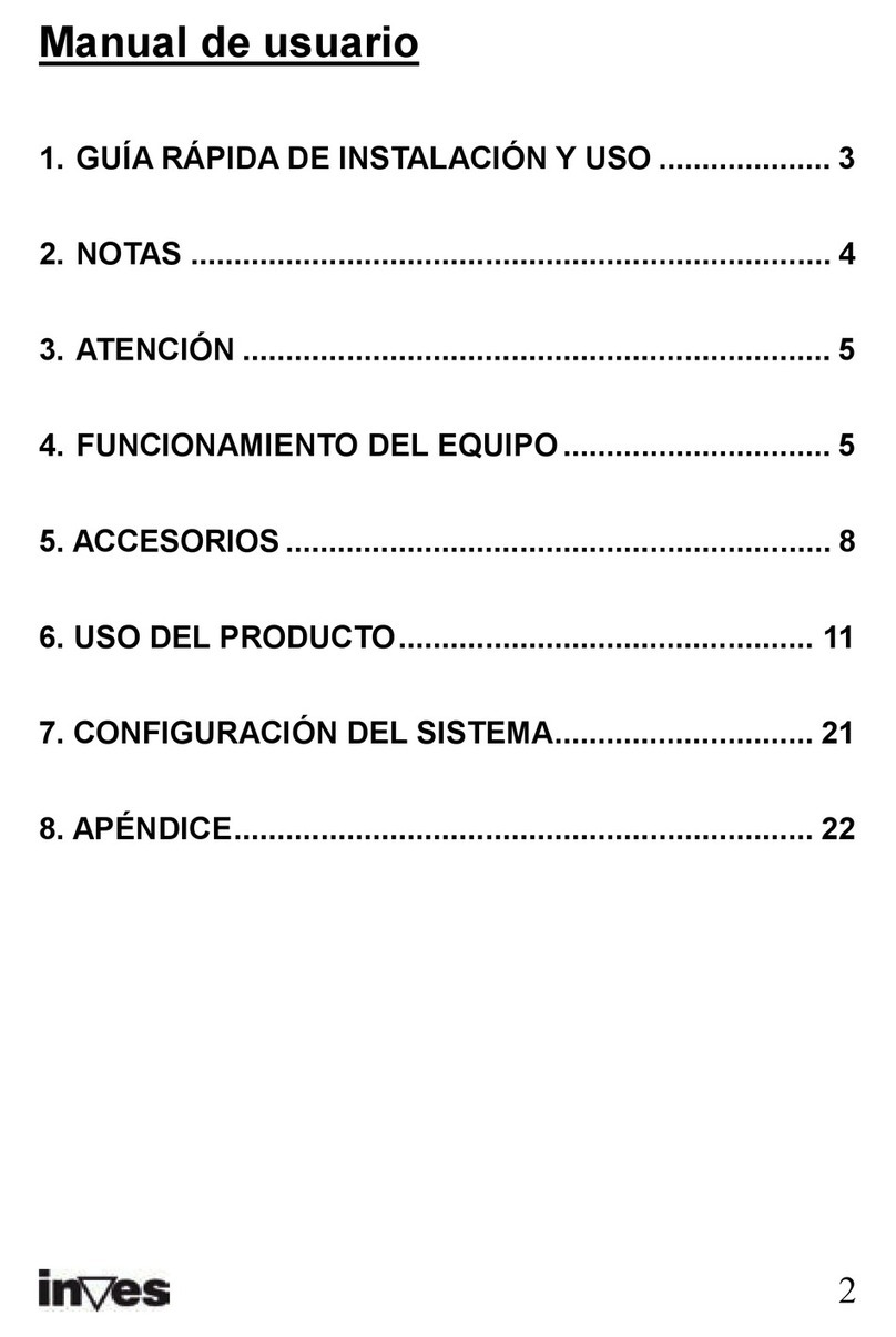 Inves I-Player 50 Plus User manual