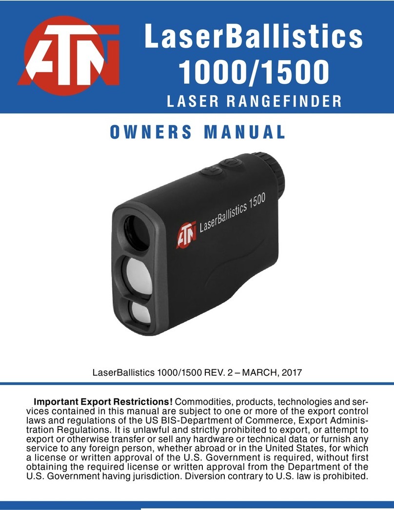ATN LaserBallistics 1000 User manual