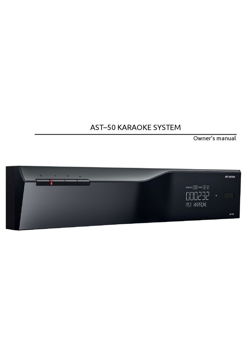 Art System AST-50 owner's manual