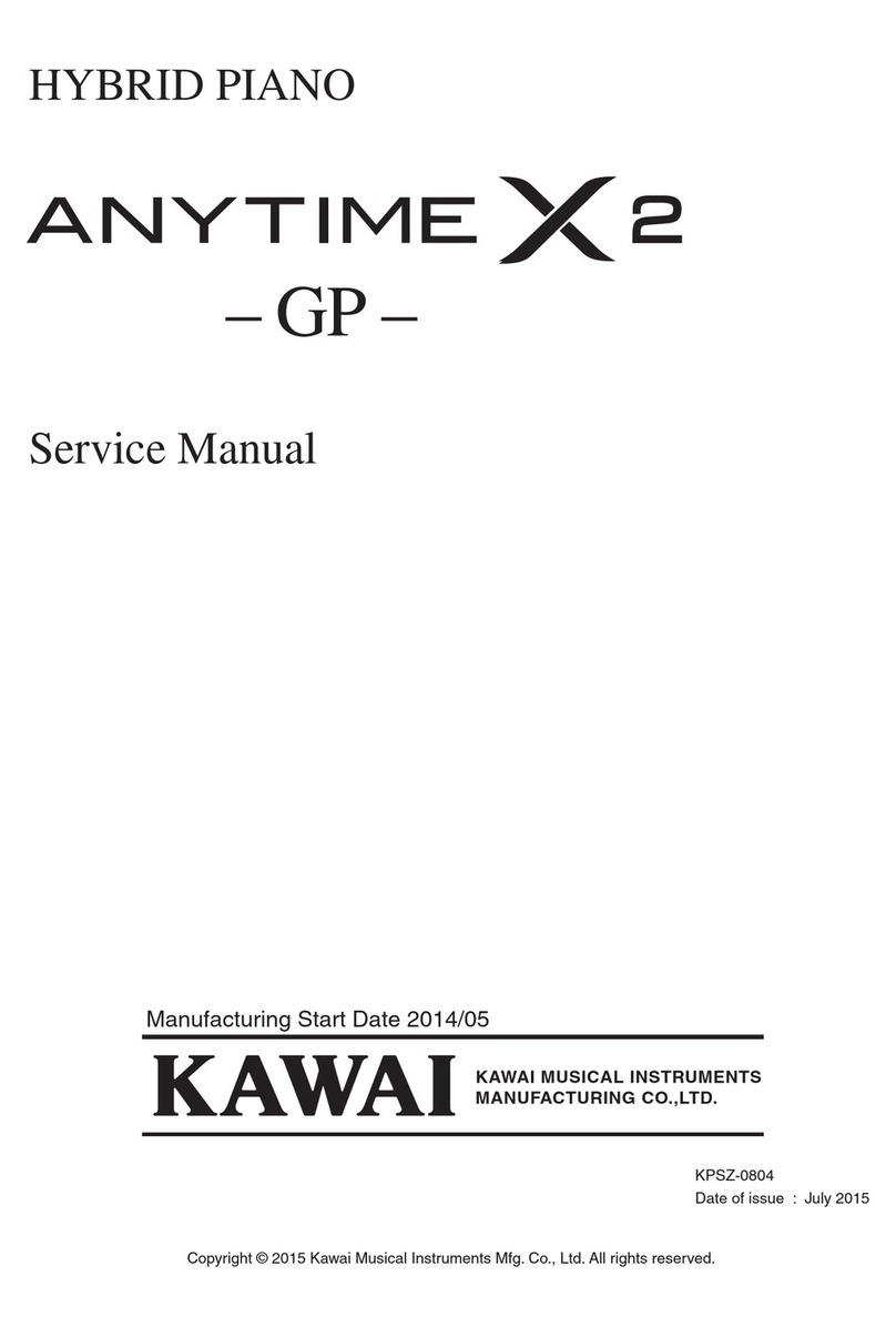 Kawai ANYTIME X2 GP Service manual
