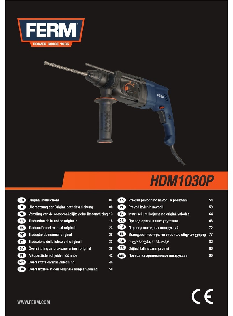 Ferm HDM1030P User manual