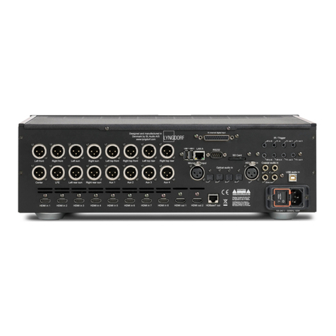 Lyngdorf Audio MP-50 owner's manual