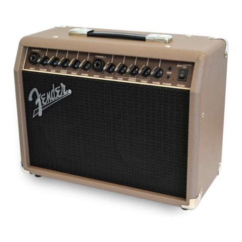 Fender Acoustasonic 40 owner's manual