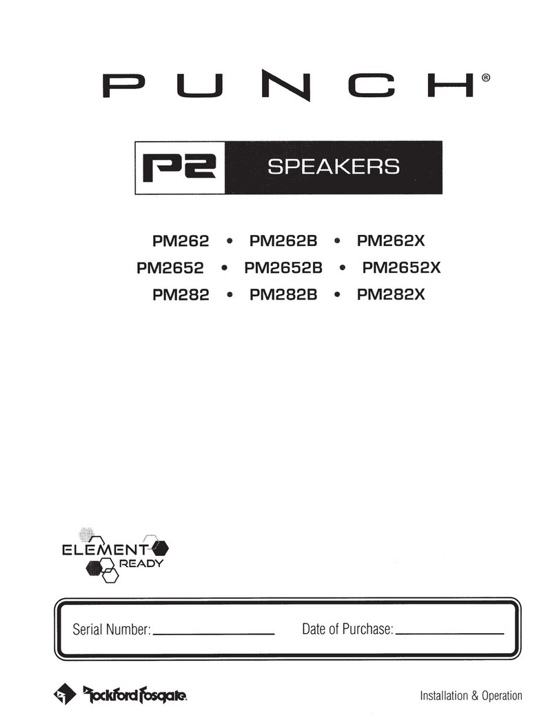 punch PM262 Installation & operation