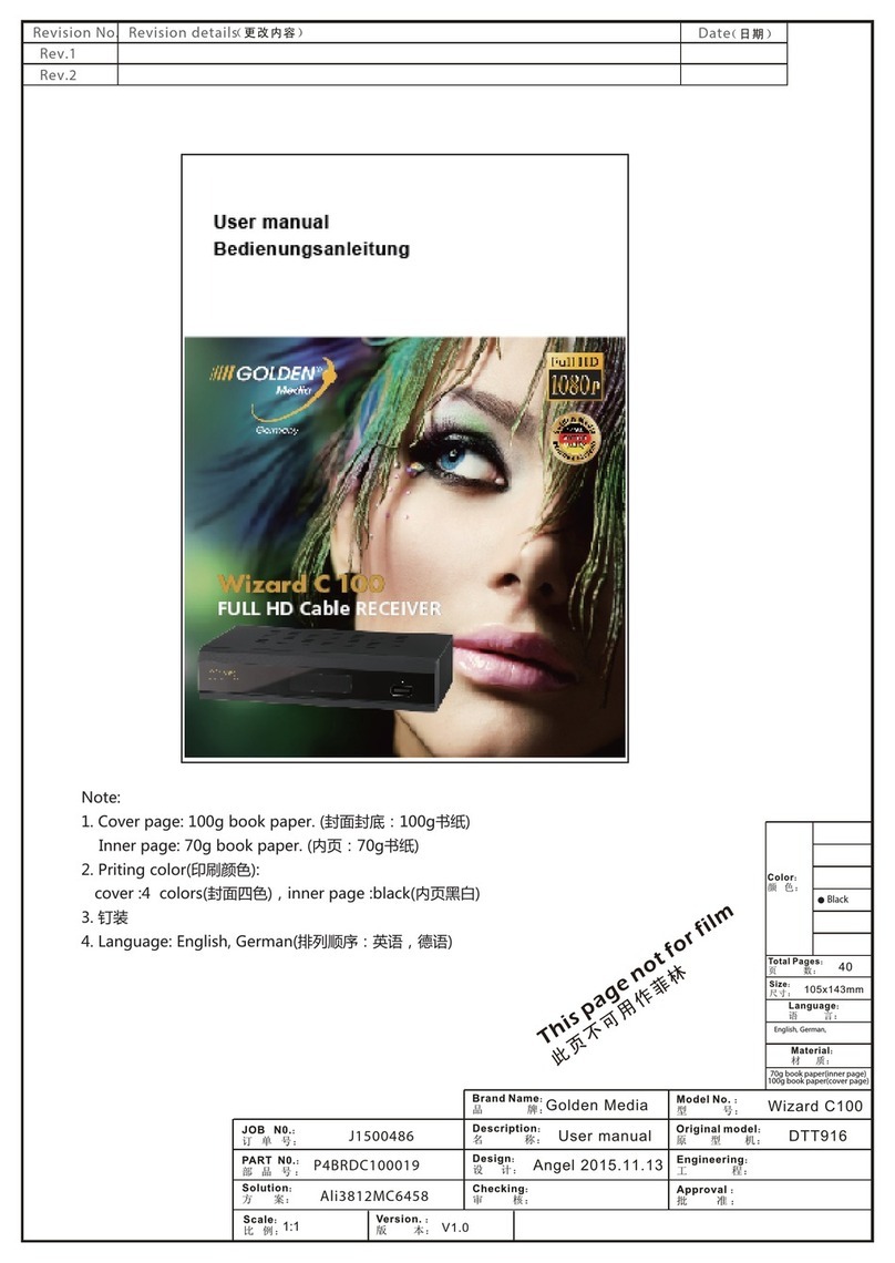 Golden Media Wizard C 100 User manual