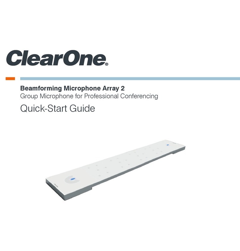 Clear One BFM2 User manual