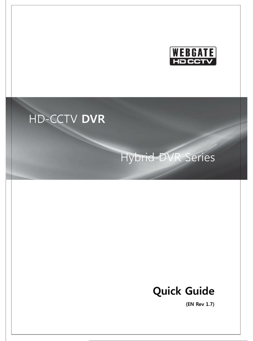 WebGate Hybrid DVR Series User manual WebGate Hybrid DVR Series User manual