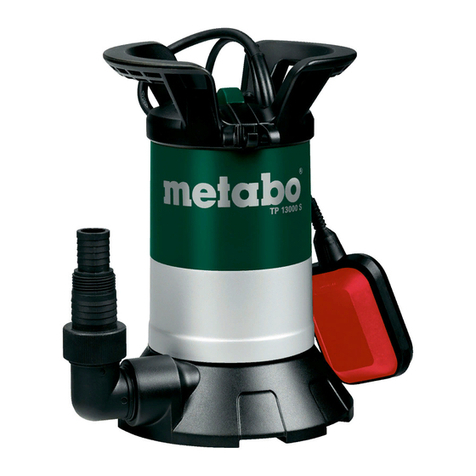 Metabo TP 6600 User manual