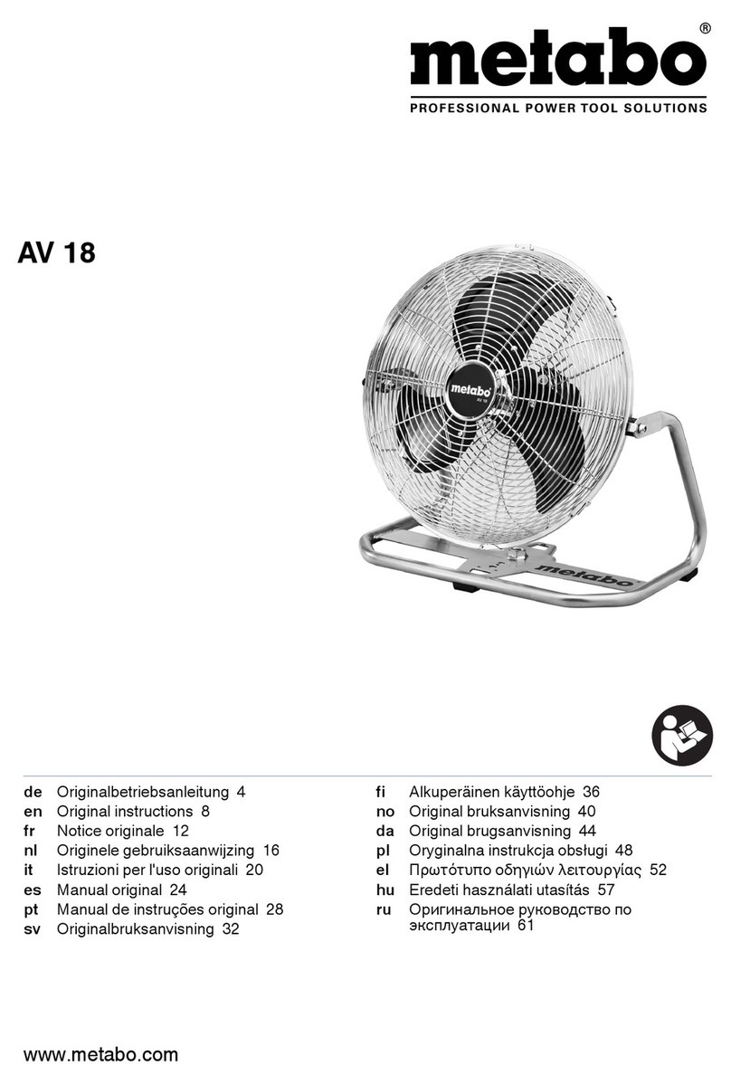 Metabo AV 18 Original instructions